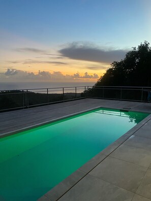 Outdoor pool - Villa Madjic with exceptional sea view (Sainte-Luce)