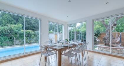 Villa Olivier with private pool - 15 min. from the beach