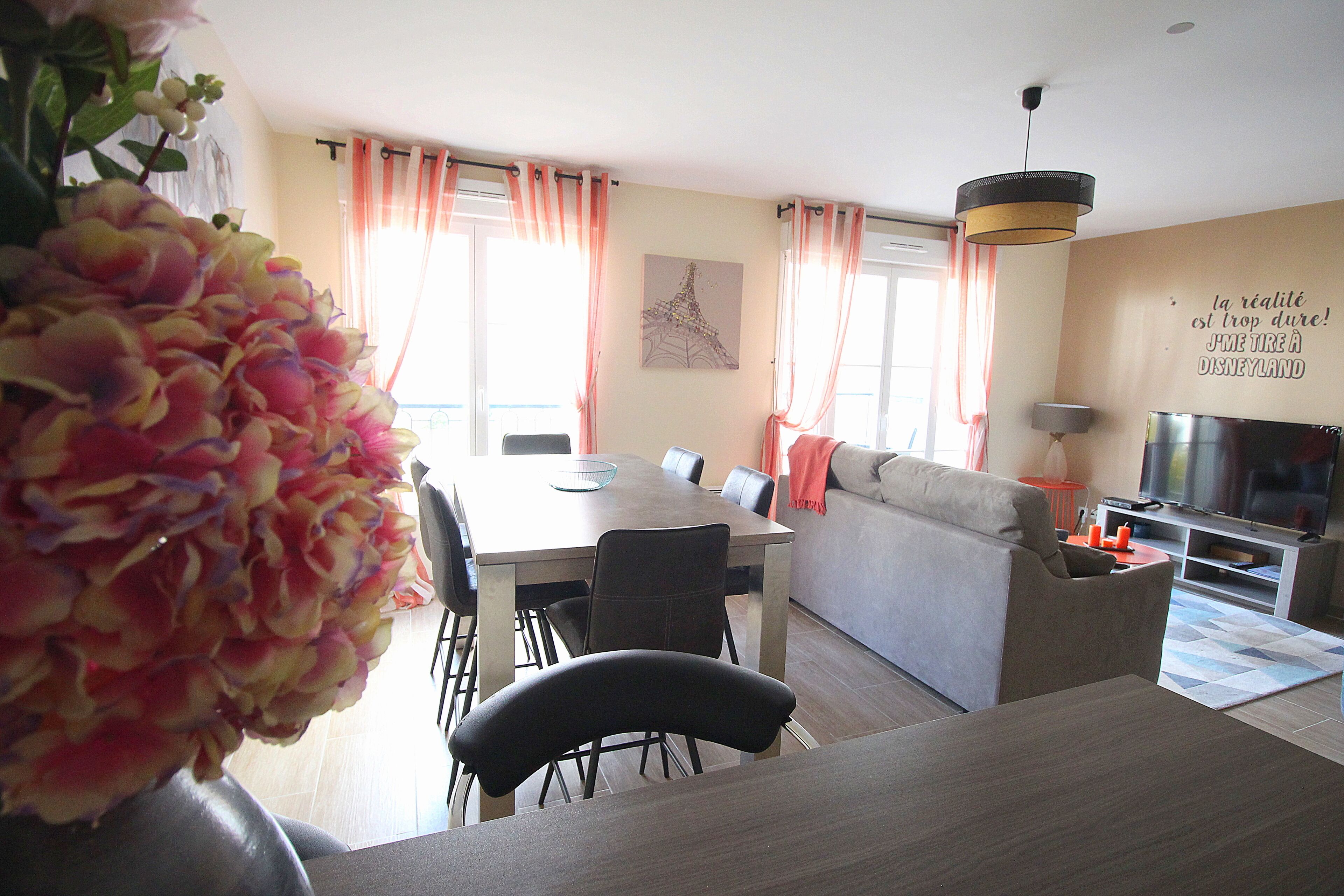 HONORE2 Apartment ideal 6pax Val d'Europe Disneyland