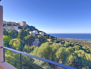 Property grounds - Villa with pool, air conditioning, sea view, near village and beach (Monticello)