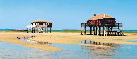 Una spiaggia nelle vicinanze