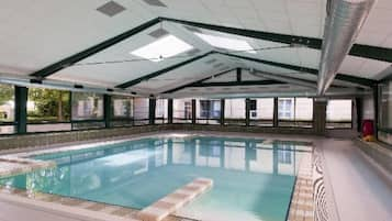 Indoor pool, a heated pool