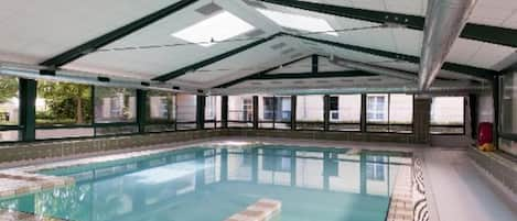 Indoor pool, a heated pool