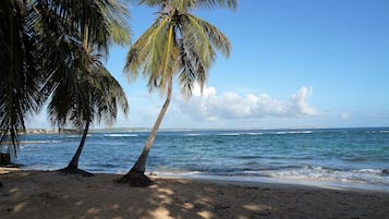 En la playa