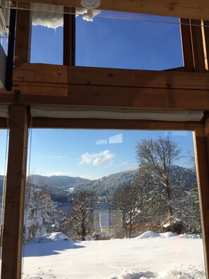 Interior - Panoramic lake view (600m)! ATYPIQUE Chalet ARCHITECTE--View VIDEO DRONE (Gérardmer)