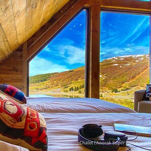 4 bedrooms, iron/ironing board, WiFi - Chalet Lanorak Super Besse center 4/10 people, exceptional view of Lake and Slopes. (Besse-et-Saint-Anastaise)