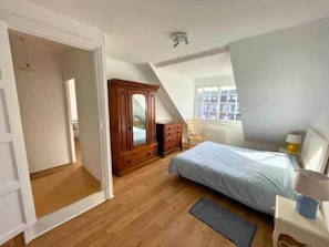 1 bedroom, iron/ironing board, travel crib, free WiFi