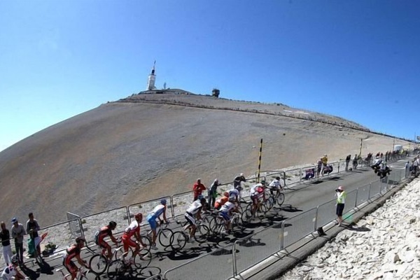 a l'ascension du Mont Ventoux