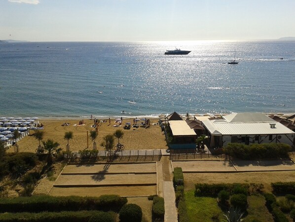 En la playa 