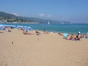 On the beach