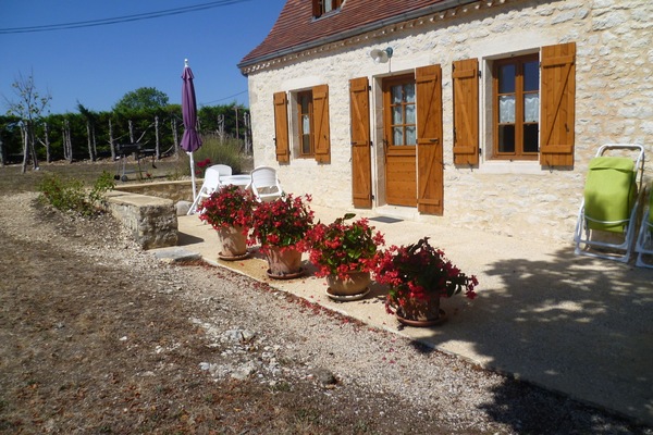 Une autre vue de la terrasse .