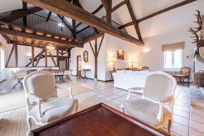 Televisión, chimenea, reproductor de DVD y libros 