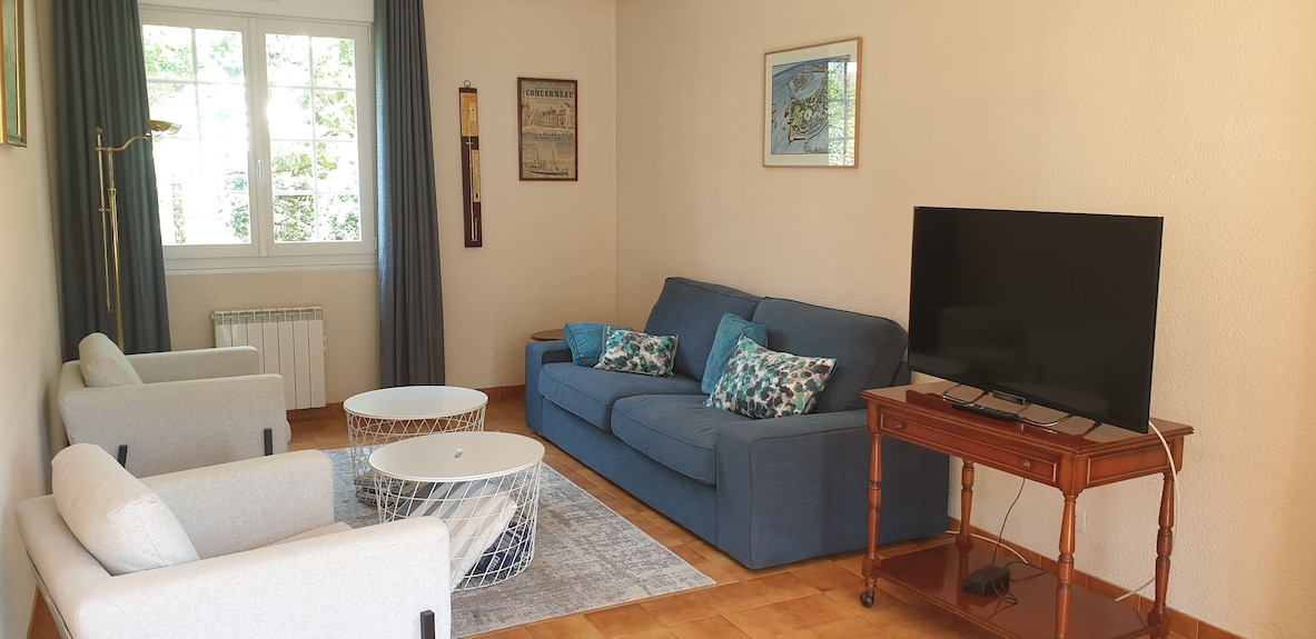 Villa Playa 300m De Arenas Blancas Tiene Concarneau - Wi Fi, Jardín - Concarneau