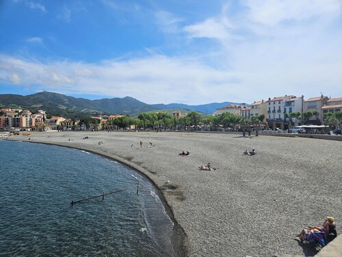 4-star apartment in Banyuls! Duplex with amazing terraces. Beach 2 minutes away!