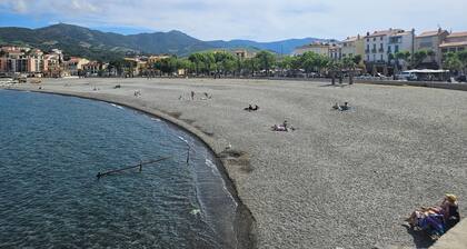 4-star apartment in Banyuls! Duplex with amazing terraces. Beach 2 minutes away!
