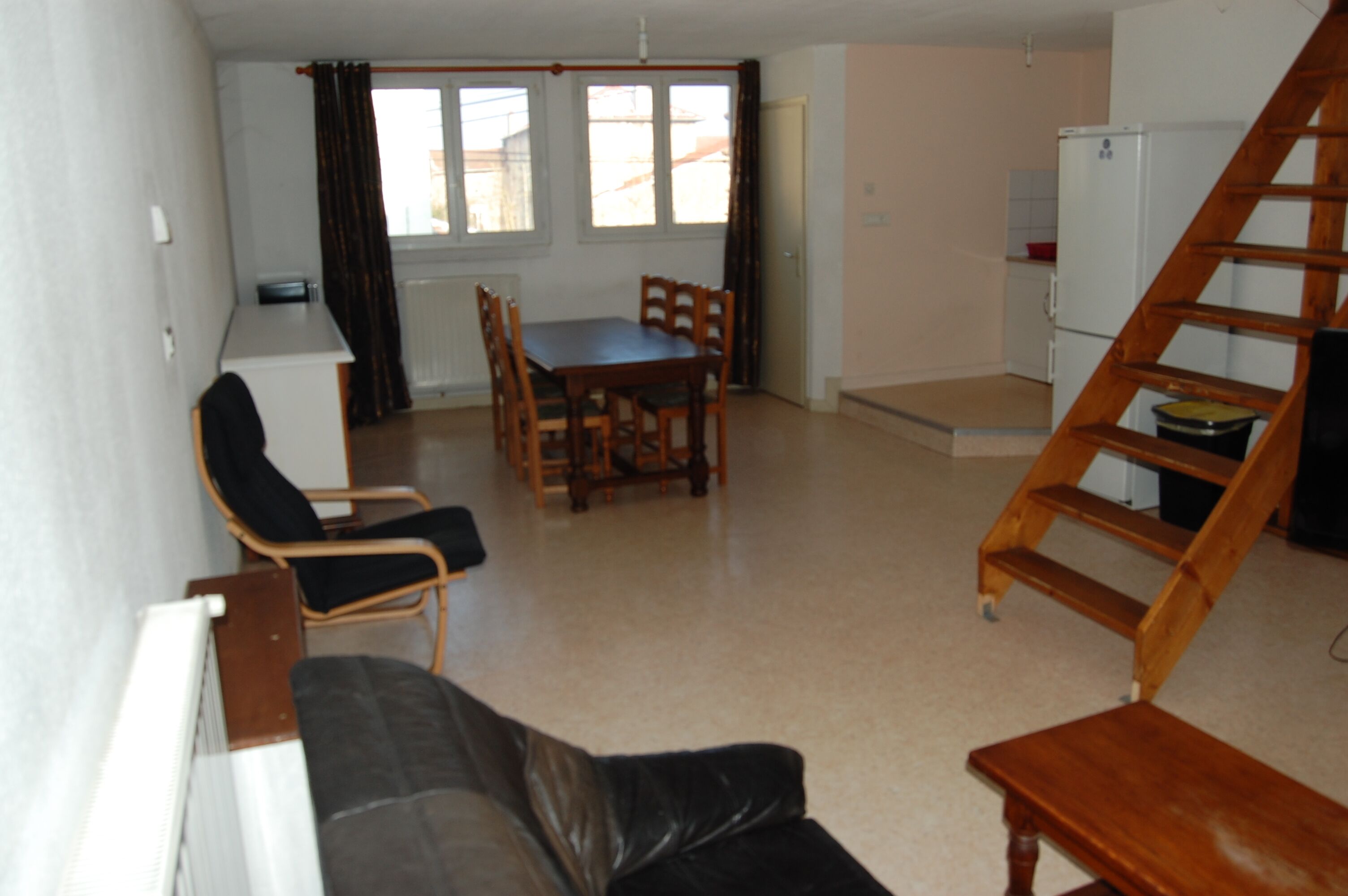 housing on two levels