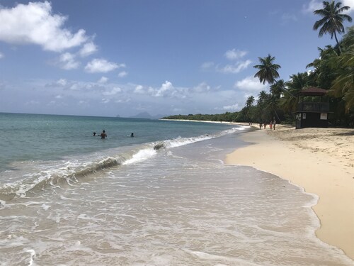 Sainte Anne, Villa créole vue mer et rocher du diamant, proximité plage