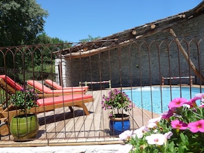 Beheizter Pool