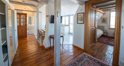 At the gates of Strasbourg charming apartment in lush greenery 4 per.