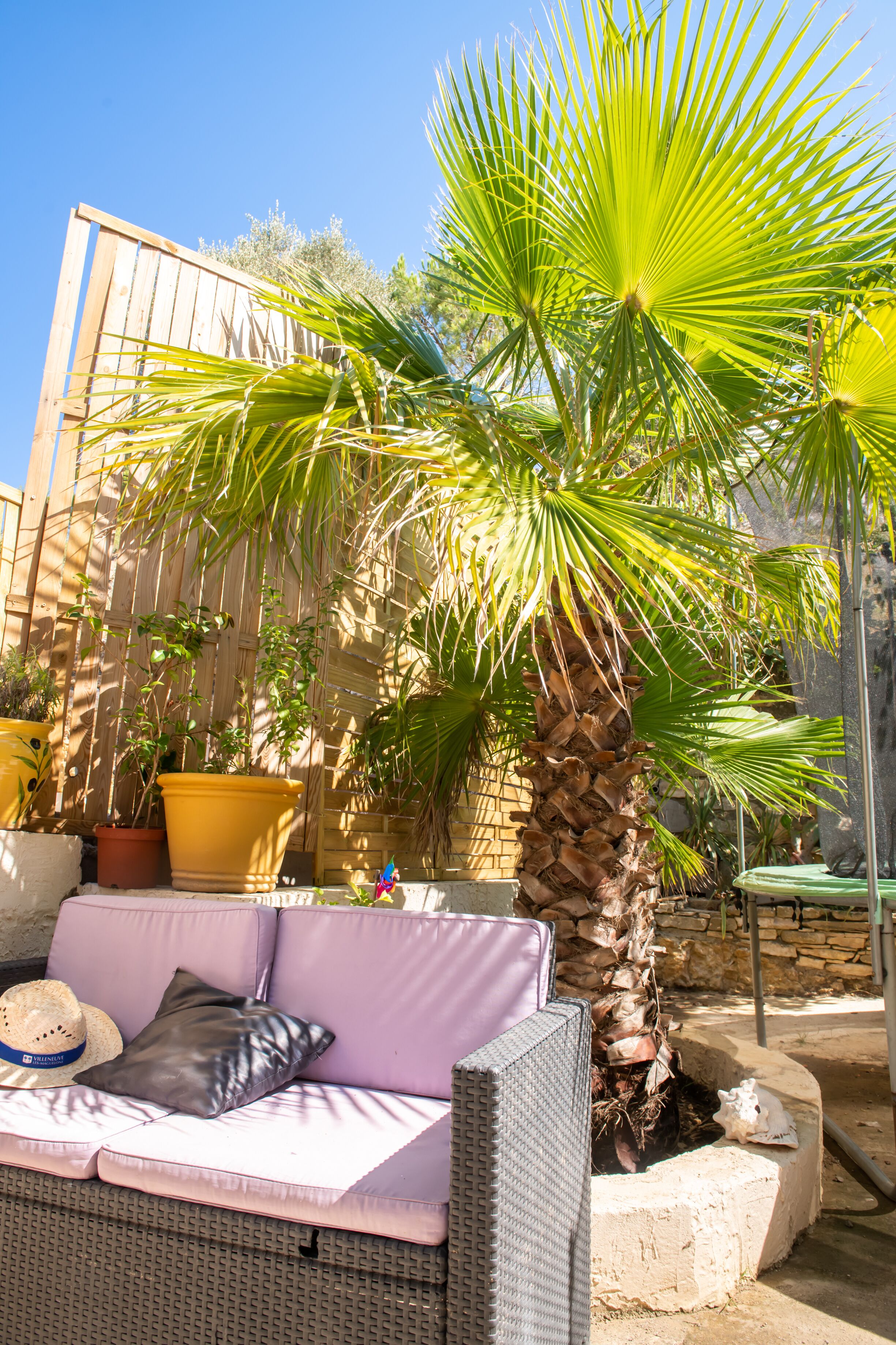 Un coin de la terrasse