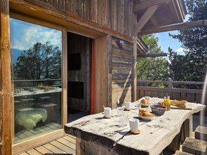 Outdoor dining - Chalet Kasumiga Collection Perles (Bolquère)
