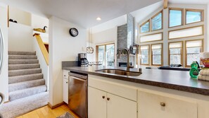 Condo, 2 Bedrooms | Private kitchen | Fridge, microwave, dishwasher, coffee/tea maker