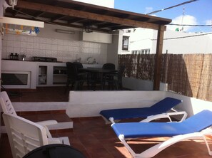 Outdoor dining - Comfortable seaside house for 4 people (Punta Mujeres)