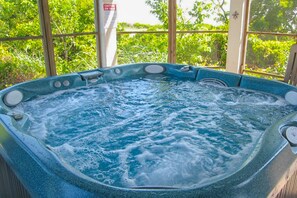 Idromassaggio all'aperto