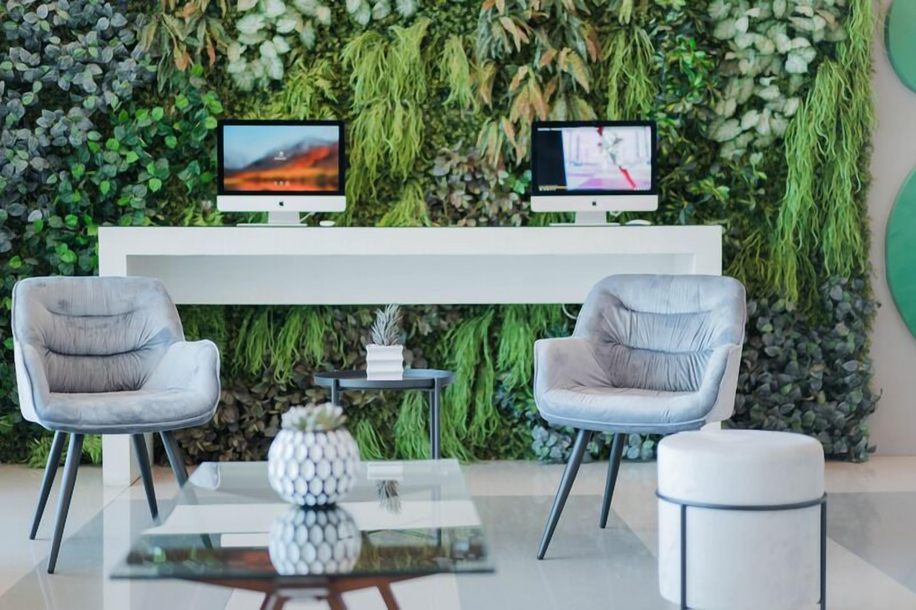 Sala de estar en el lobby