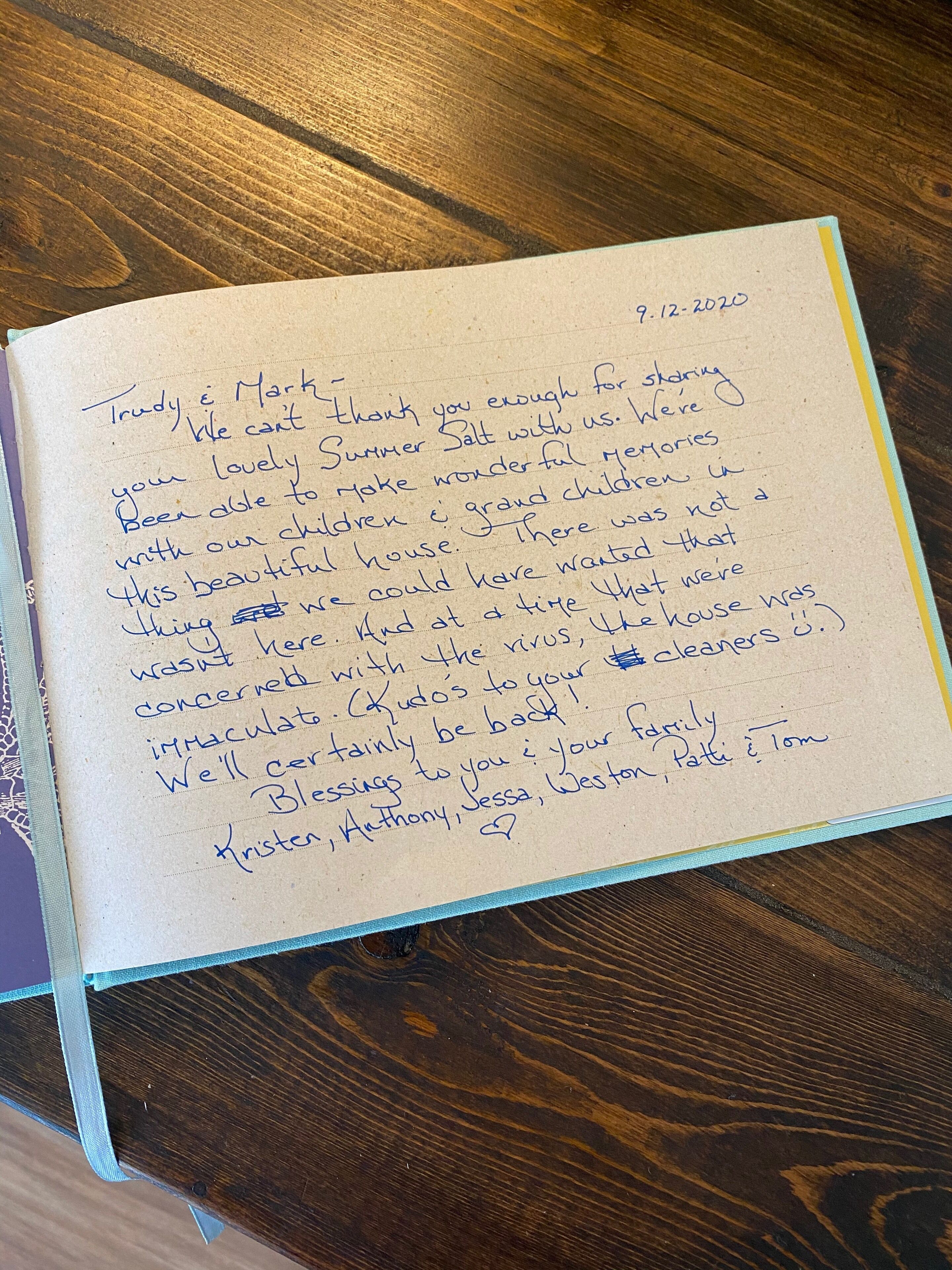 A handwritten note on a page with a date "9.12.2020" at the top.