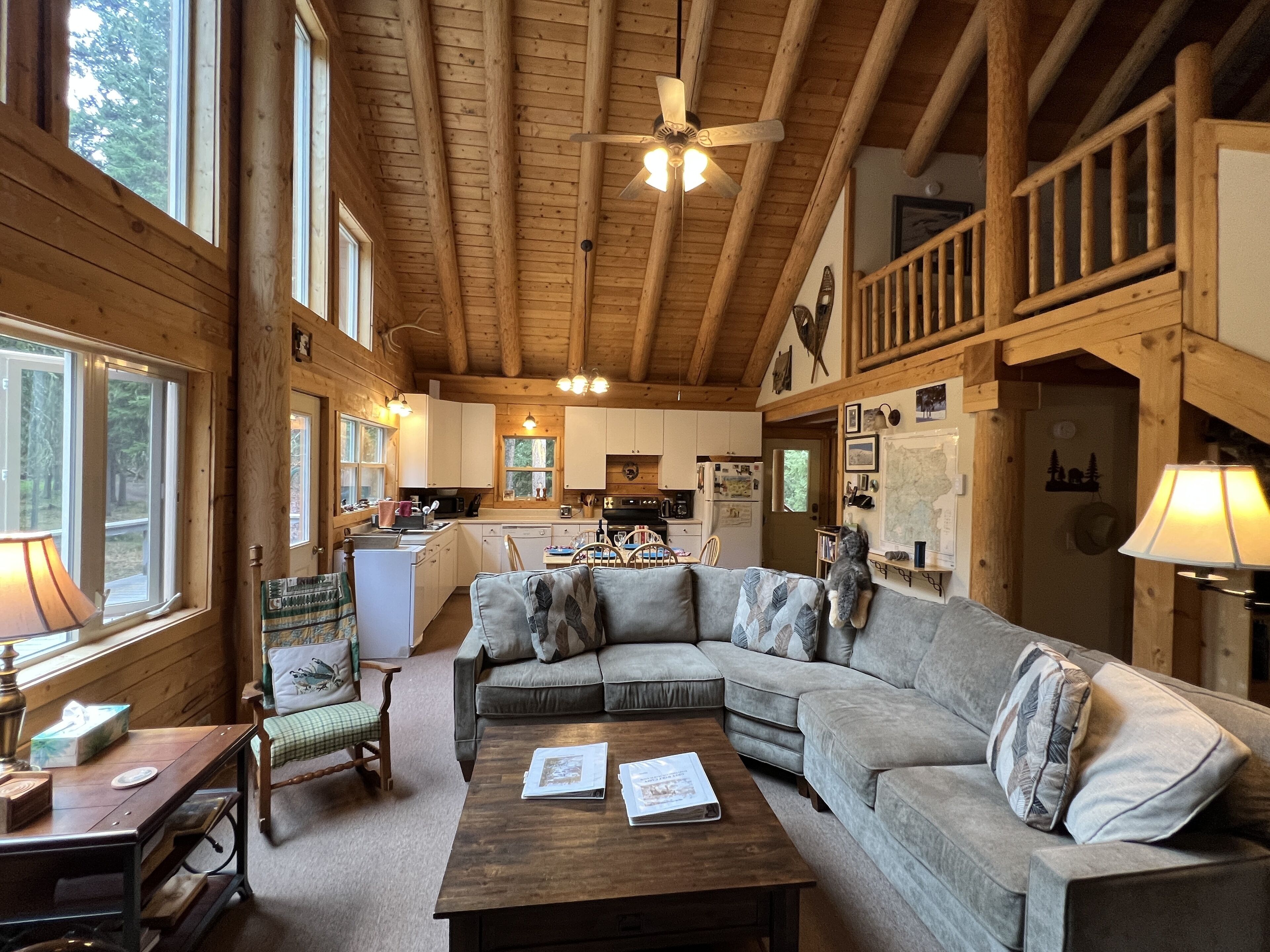 One Mile to Northeast Entrance to Yellowstone Park in Silver Gate, Montana