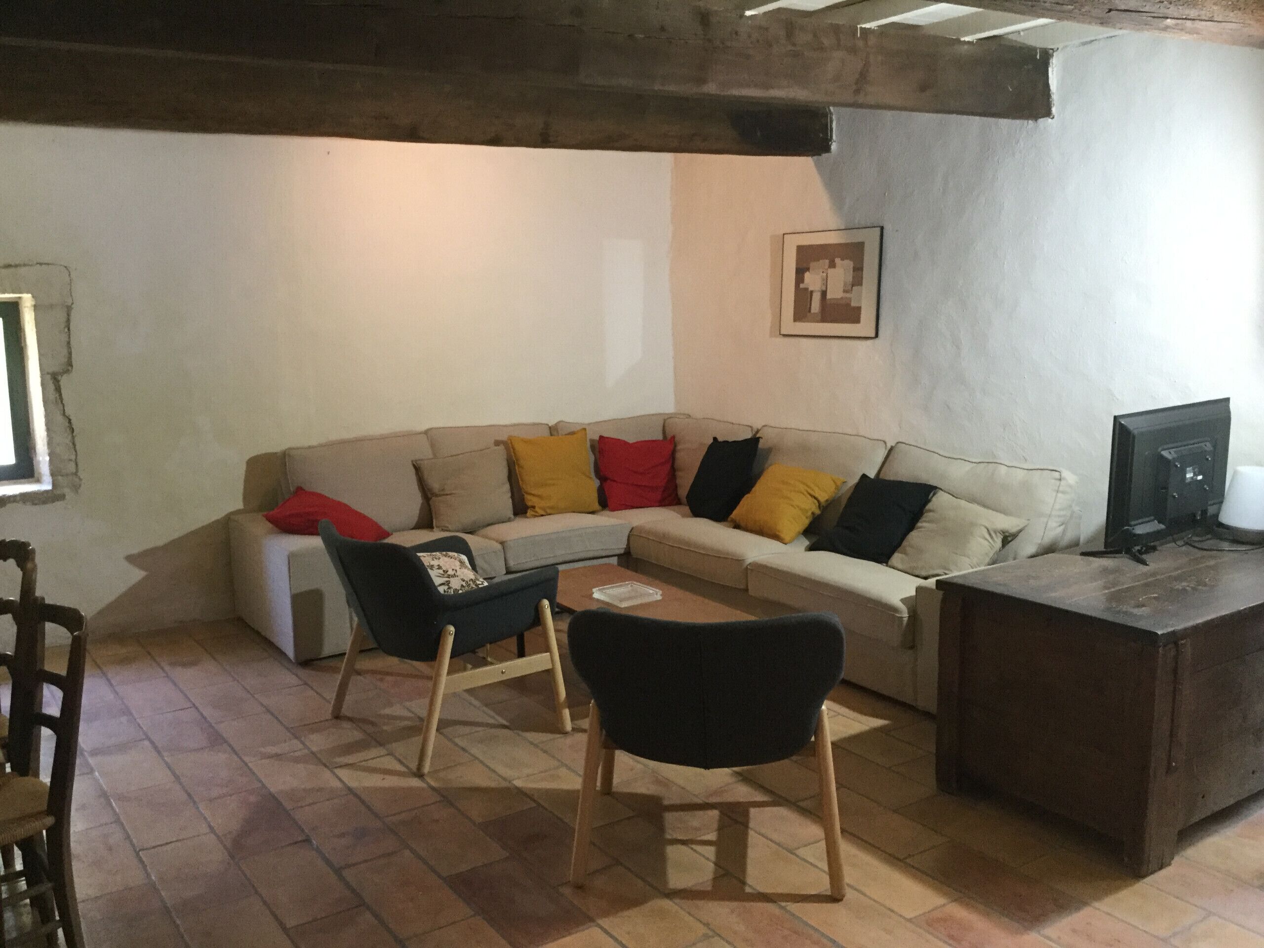 TV connectée, cheminée