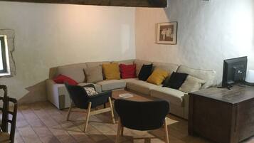 TV connectée, cheminée