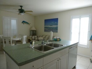 Interior - Ocean Views, Secluded 3 Story Home On 1/2 Acre of Palms,Self Check-in (Melbourne Beach)