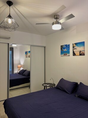 1 Schlafzimmer, schallisolierte Zimmer, Bügeleisen/Bügelbrett