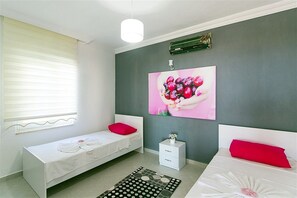 3 habitaciones y ropa de cama 