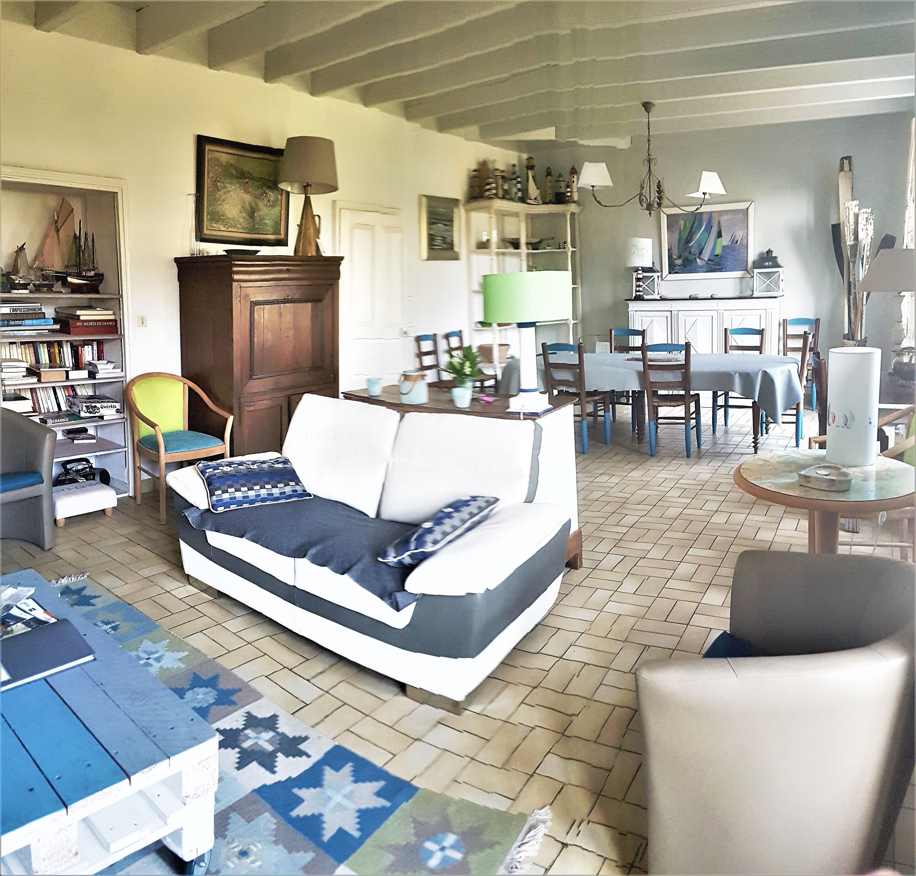 Carnac Plage - Grande Maison Familiale, 
10 personnes 5 chambres