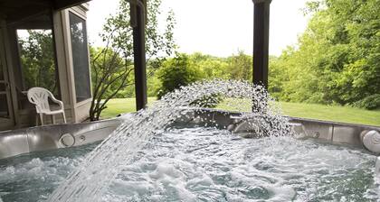 Lakeside est une maison spacieuse et fluide située sur les rives nord du lac Galena