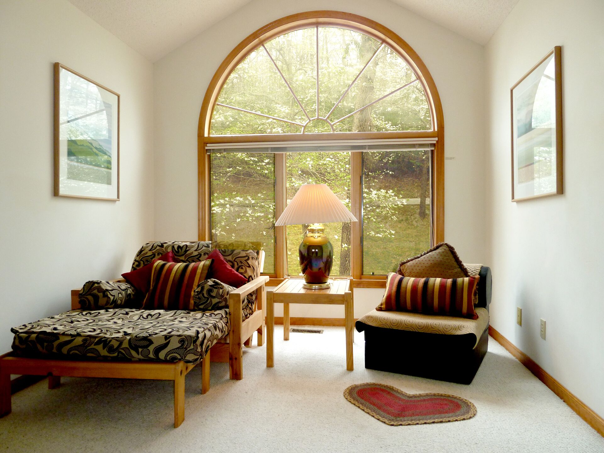 Televisión, chimenea y reproductor de DVD 