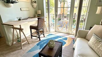 Smart TV, books, stereo, computer monitors