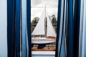 Our little Dream Catcher sailboat survived the storm!