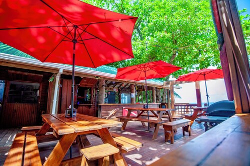 Stay & Dive or Snorkel! Rustic, beach side apartment, steps from the waters edge