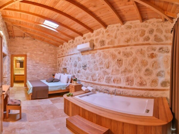 Villa, 1 Bedroom, Private Pool | 1 bedroom, premium bedding, bed sheets - Villa Piyan (Kas)