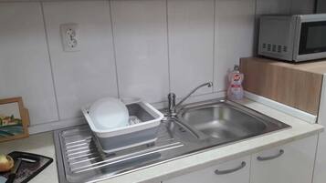 Studio (Ivana) | Private kitchen | Fridge, microwave, stovetop, coffee/tea maker