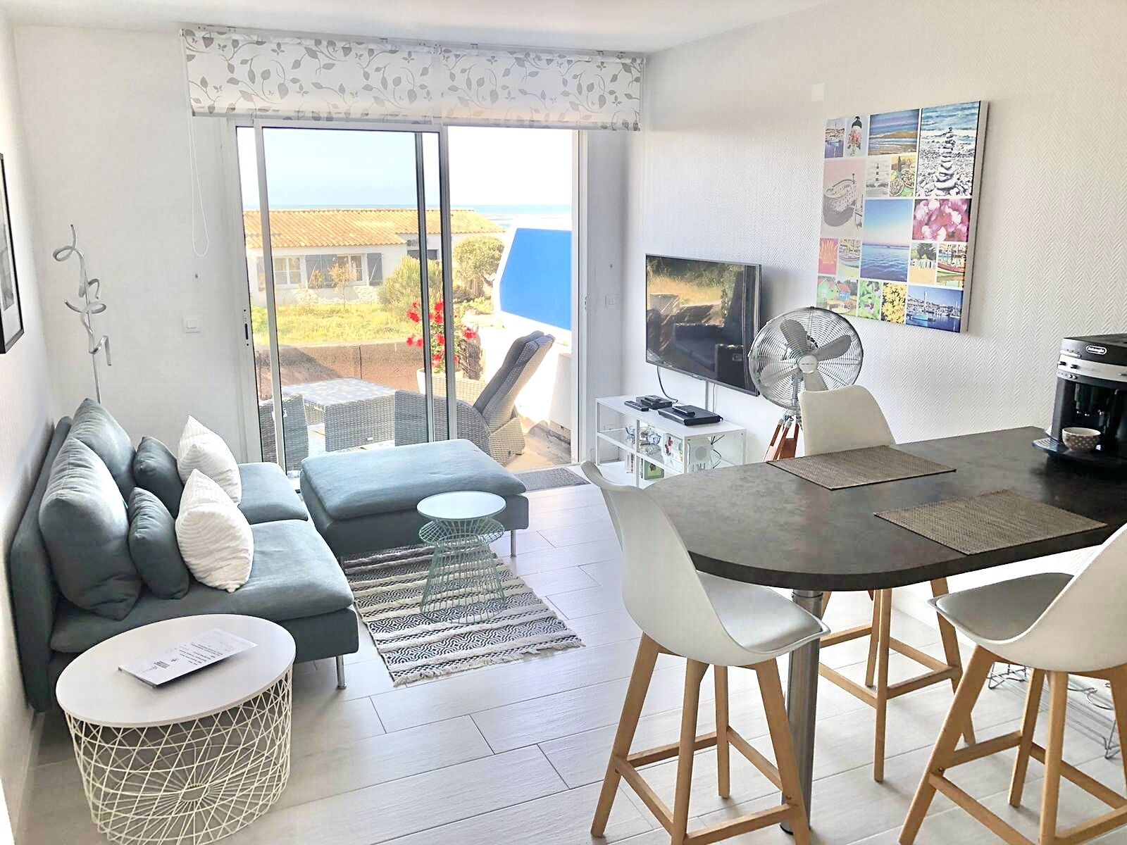 L’Atlantique 4**** with SEA VIEW & BEACH ACCESS! 100m from port of La Cotinière!