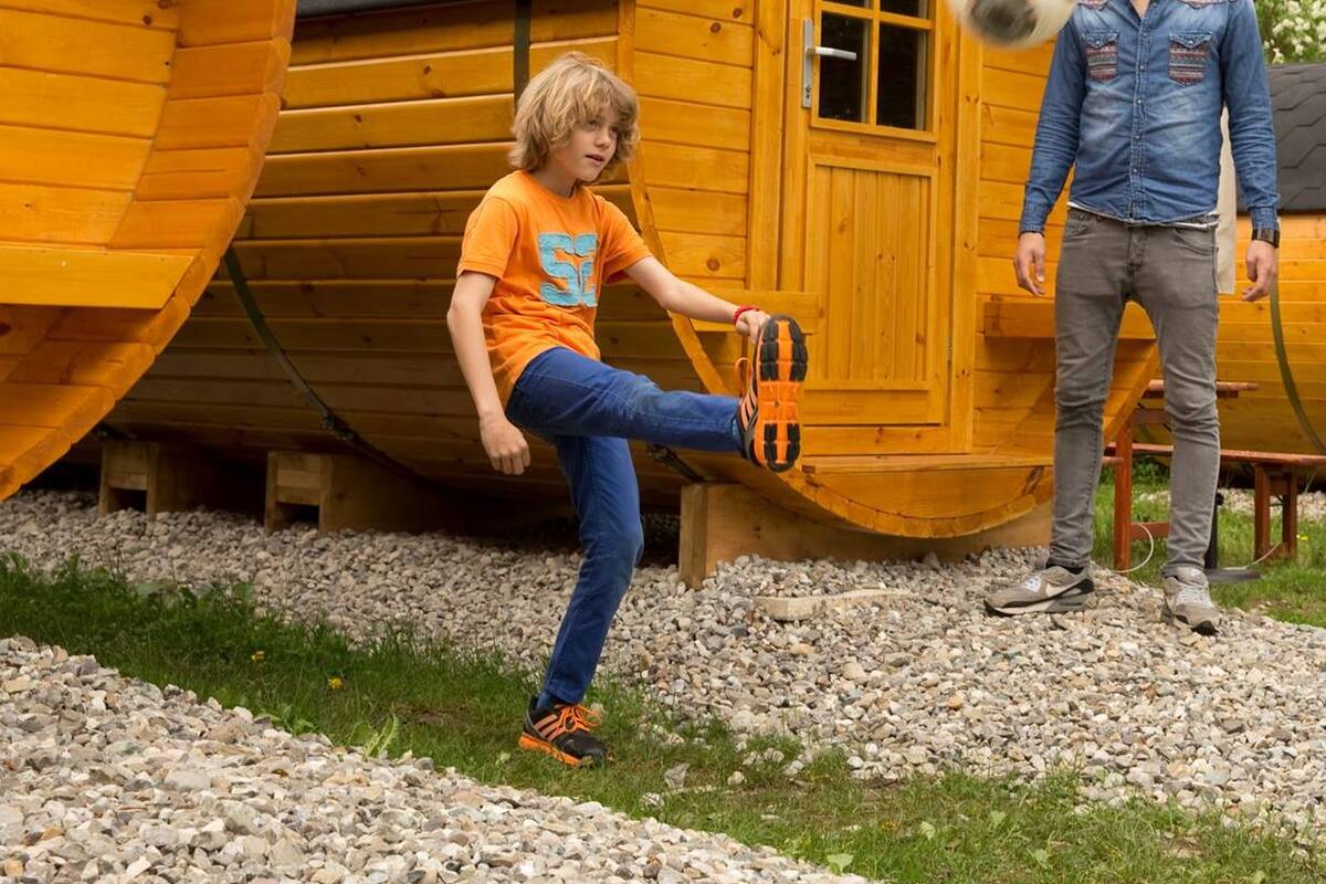 Camping Barrel (incl. cleaning fee 10 EUR) | Free cots/infant beds, free WiFi
