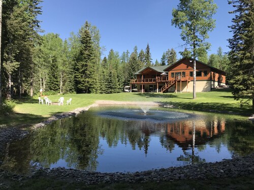 Glacier Tamarack Tranquility Grand Home and  Serene Home located on 7 acres