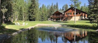 Glacier Tamarack Tranquility Grand Home and Serene Home located on 7 acres