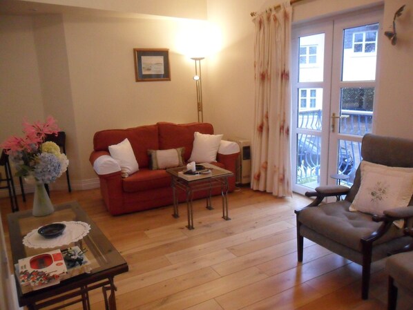 TV, DVD player, stereo