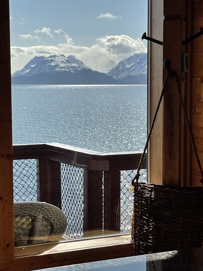 Beautiful Homer Beachside Cabins with room to park your boat